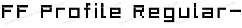 FF Profile Regular字体转换
